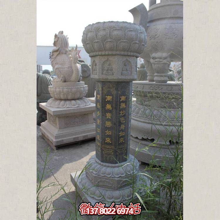 精美大理石浮雕石柱，點綴你的寺廟