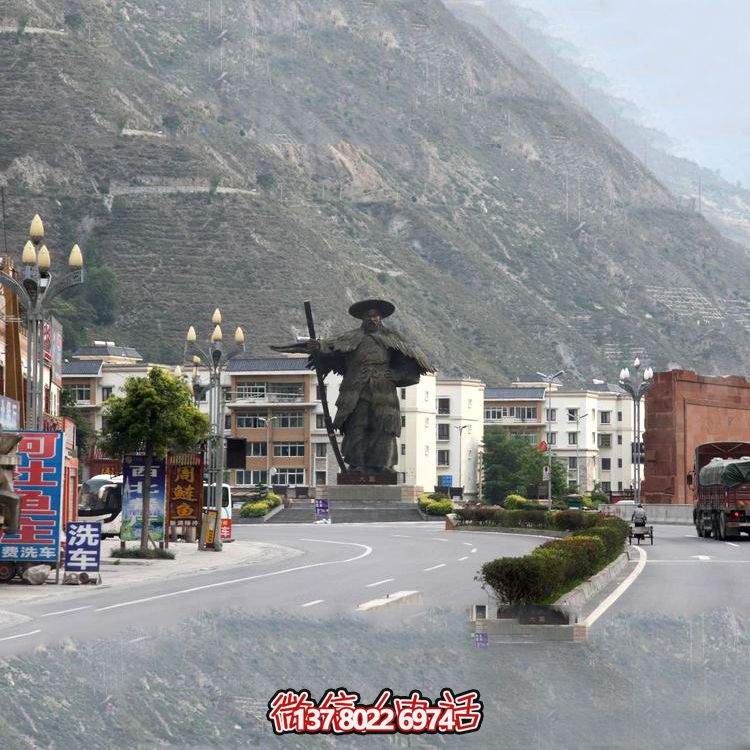 上古大禹雕像，記錄歷史名人傳奇