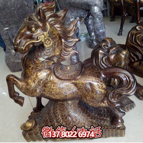 鑄銅動(dòng)物馬雕塑