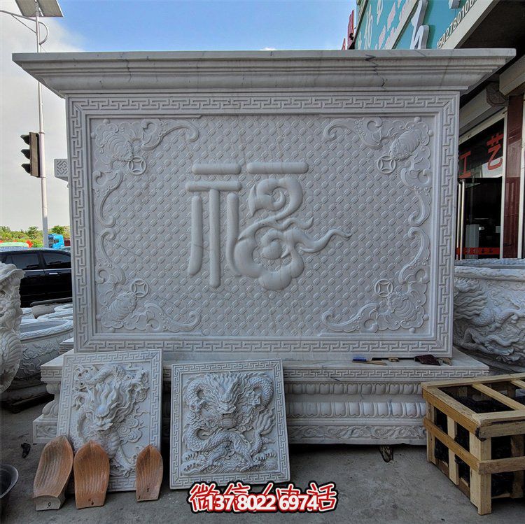 融合傳統(tǒng)文化，唯美經(jīng)典雕塑—中式影壁