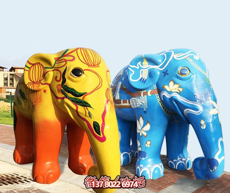玻璃鋼大象彩繪游樂(lè)園給您創(chuàng)意無(wú)限的游樂(lè)歡樂(lè)