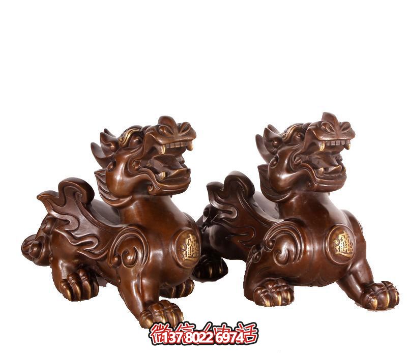 戶外景區(qū)玻璃鋼仿銅貔貅雕塑 戶外景區(qū)玻璃鋼仿銅貔貅雕塑