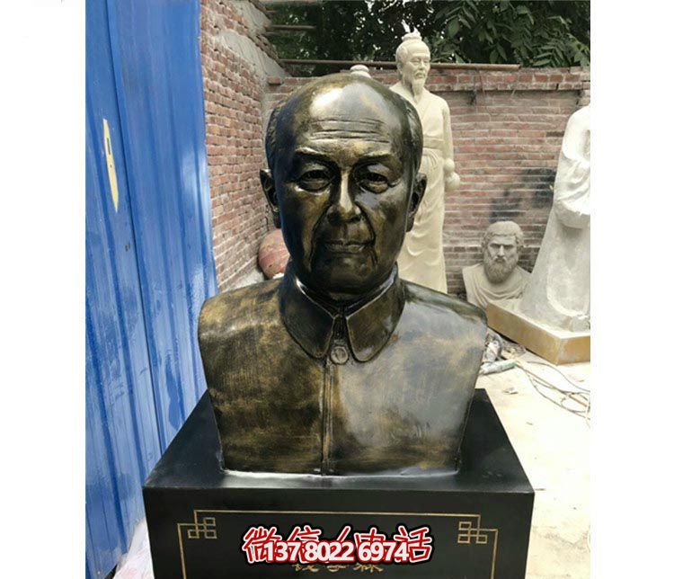 校園名人胸像銅雕錢學森雕塑 校園名人胸像銅雕錢學森雕塑